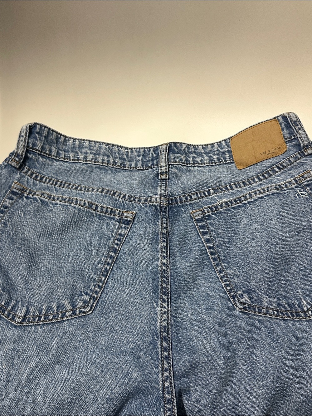 rag & bone Dre Low Rise Baggy Boyfriend Jeans Medium Wash - Size 27 - Picture 5 of 7